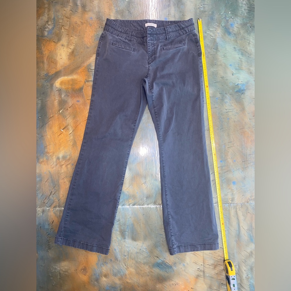 LOFT Charcoal Gray Trousers